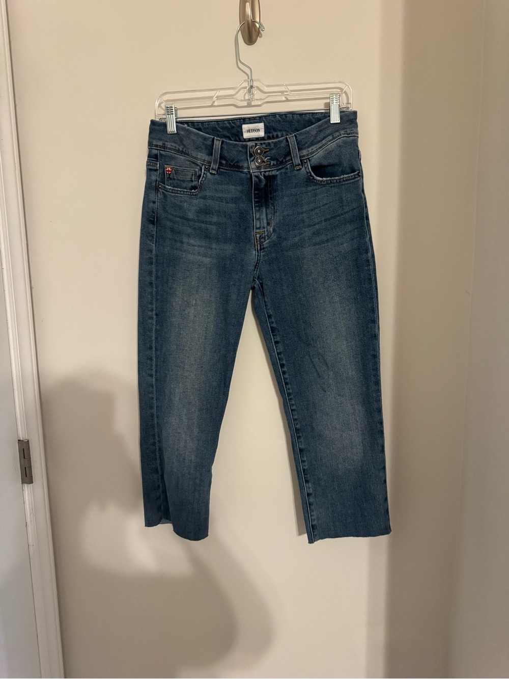 Hudson Ginny Skinny Cropped Jeans